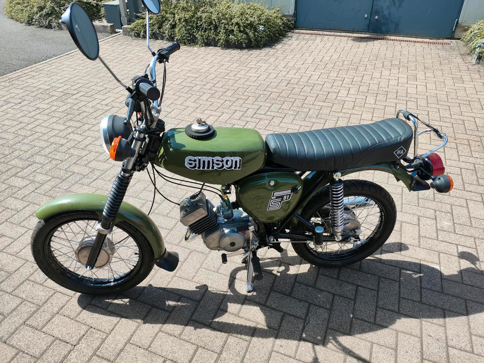 Simson S51 Armeegrün BJ 1989 Fahrbereit - Image 3