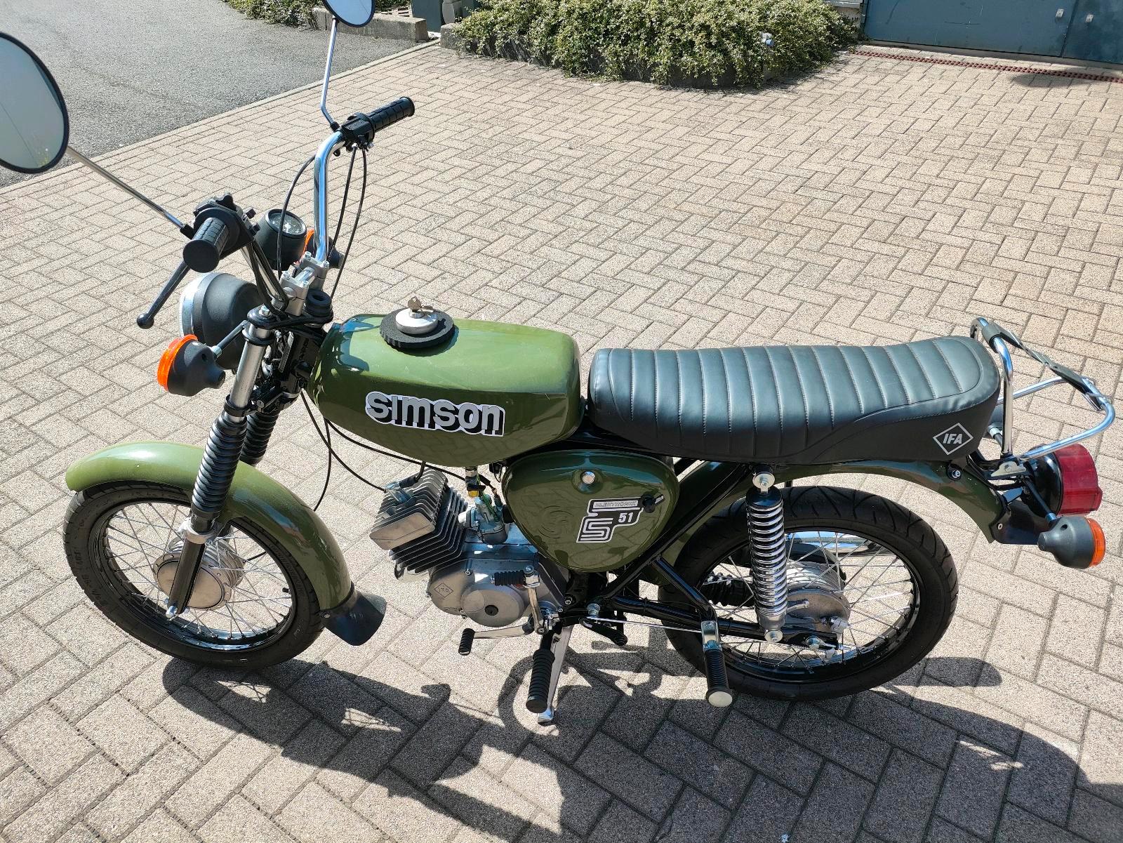 Simson S51 Armeegrün BJ 1989 Fahrbereit - Image 7