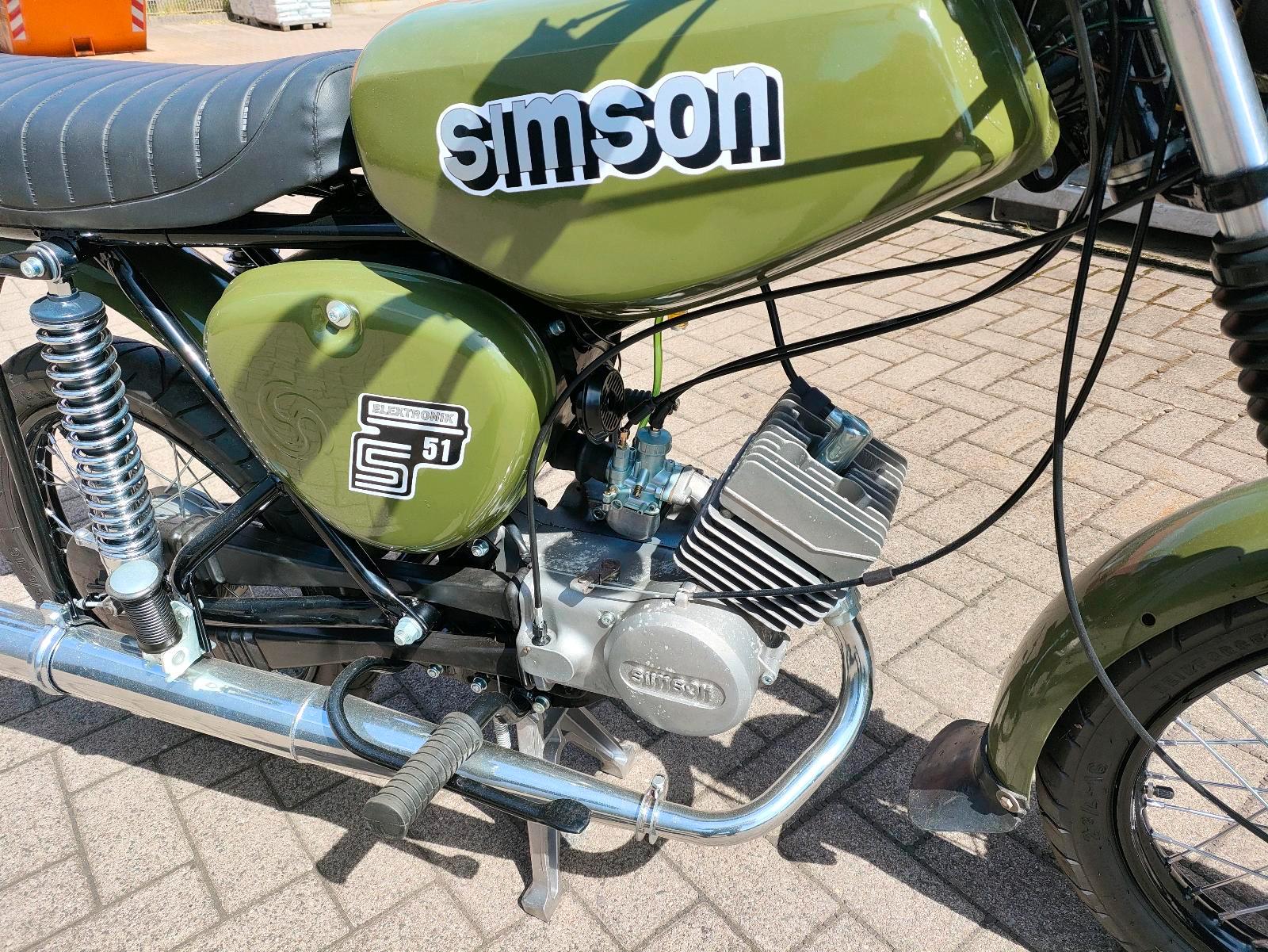 Simson S51 Armeegrün BJ 1989 Fahrbereit - Image 9