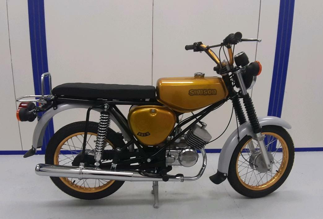 1989 Simson S51 4 Gang Candy Gold Edition - Image 3