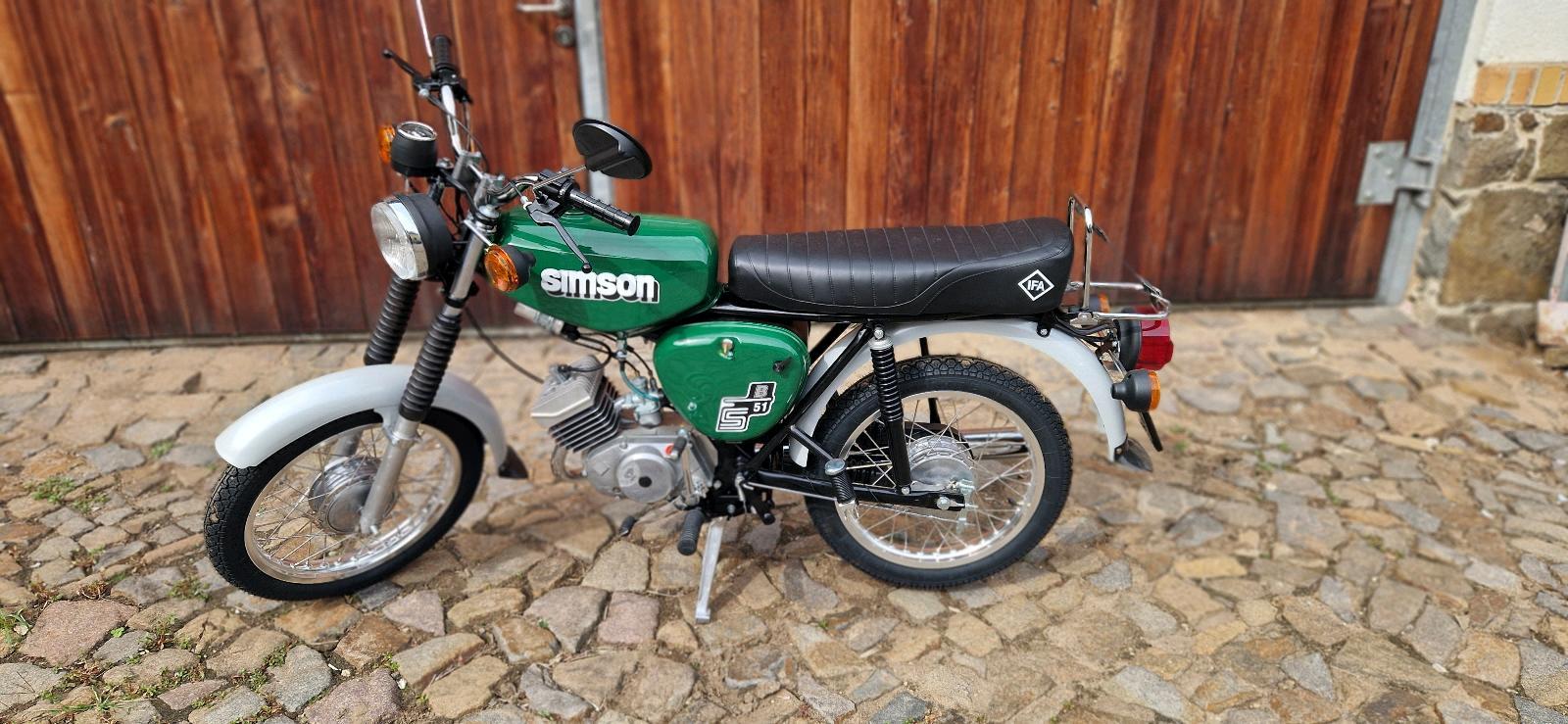 1987 Simson S51 4Gang Motor Papiere - Image 7