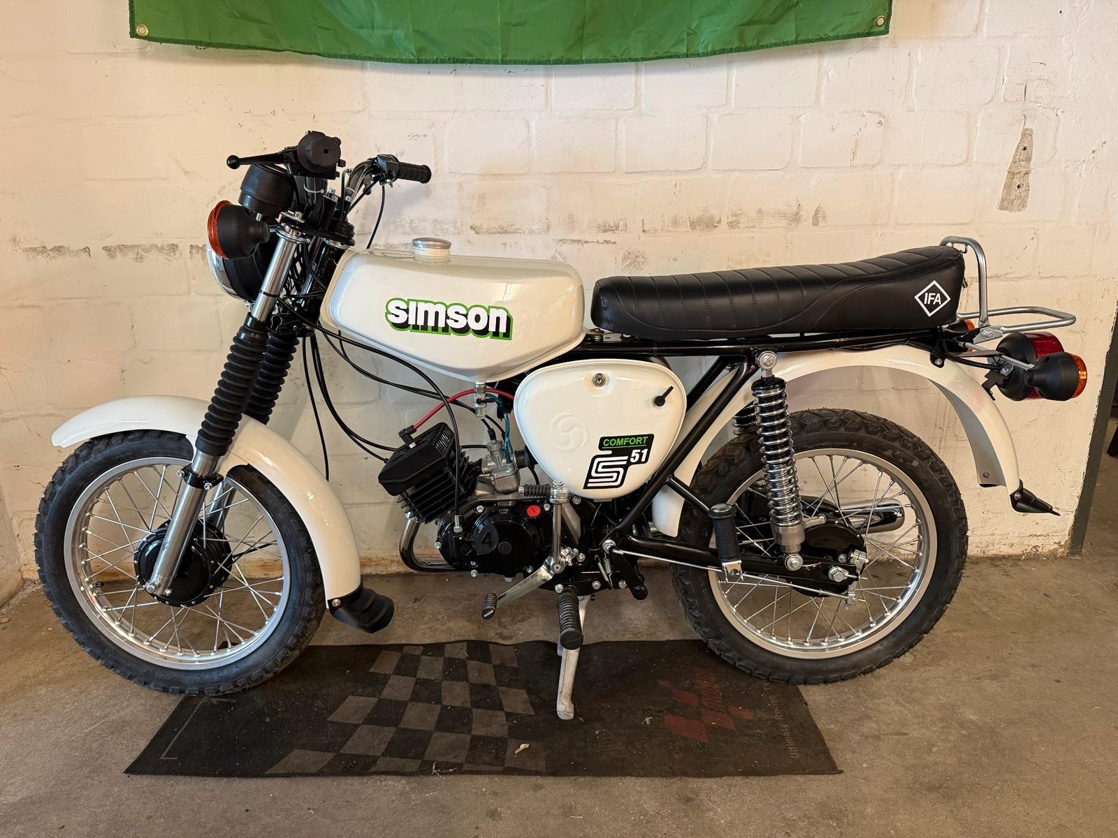 1986 Simson S51 Comfort 60kmh Zulassung - Image 5
