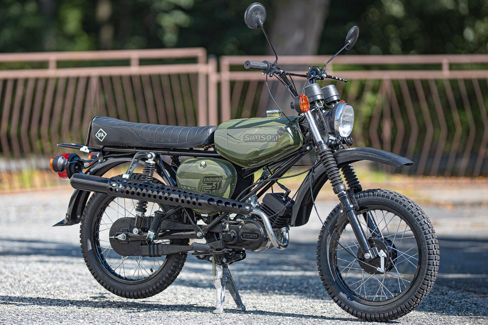 1988 SIMSON S51E DDR NEU VOLKSARMEEGRÜN PAPIERE VAPE DZM - Image 10