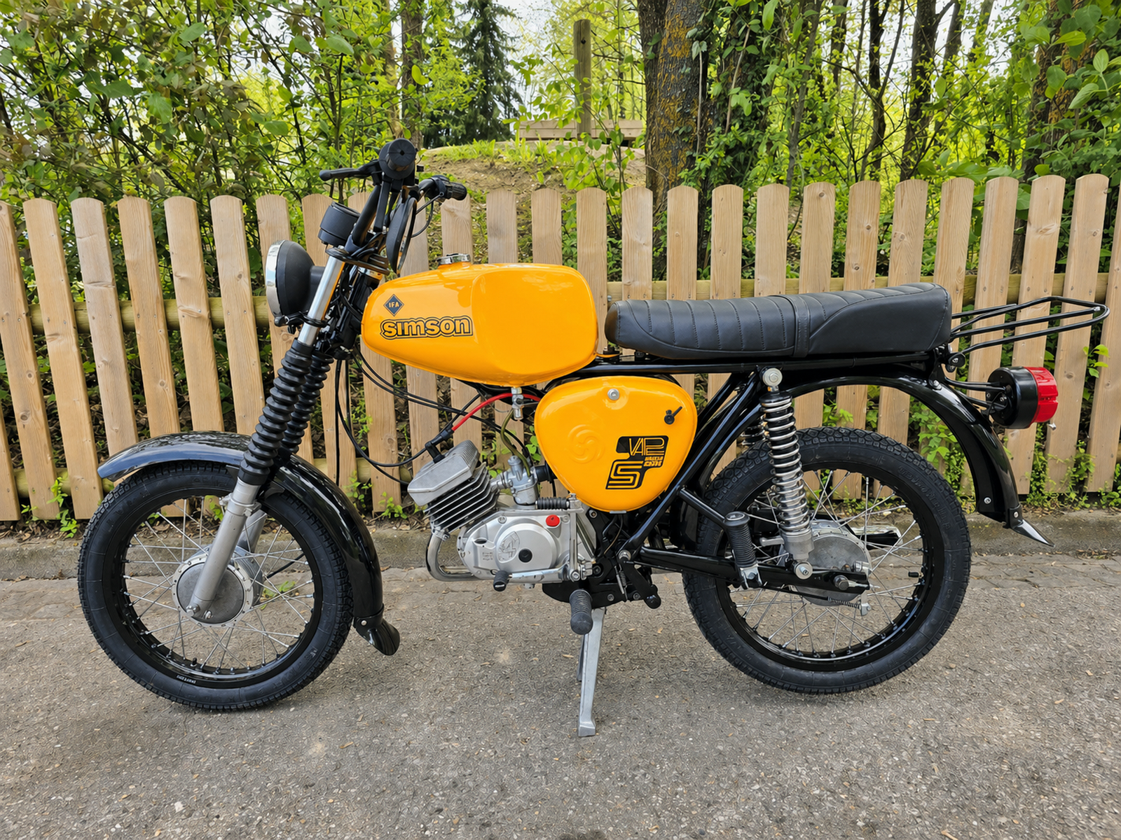 1981 Simson S51 KBA Papiere ZT Lenker LED Blinker Klarglasscheinwerfer - Image 14