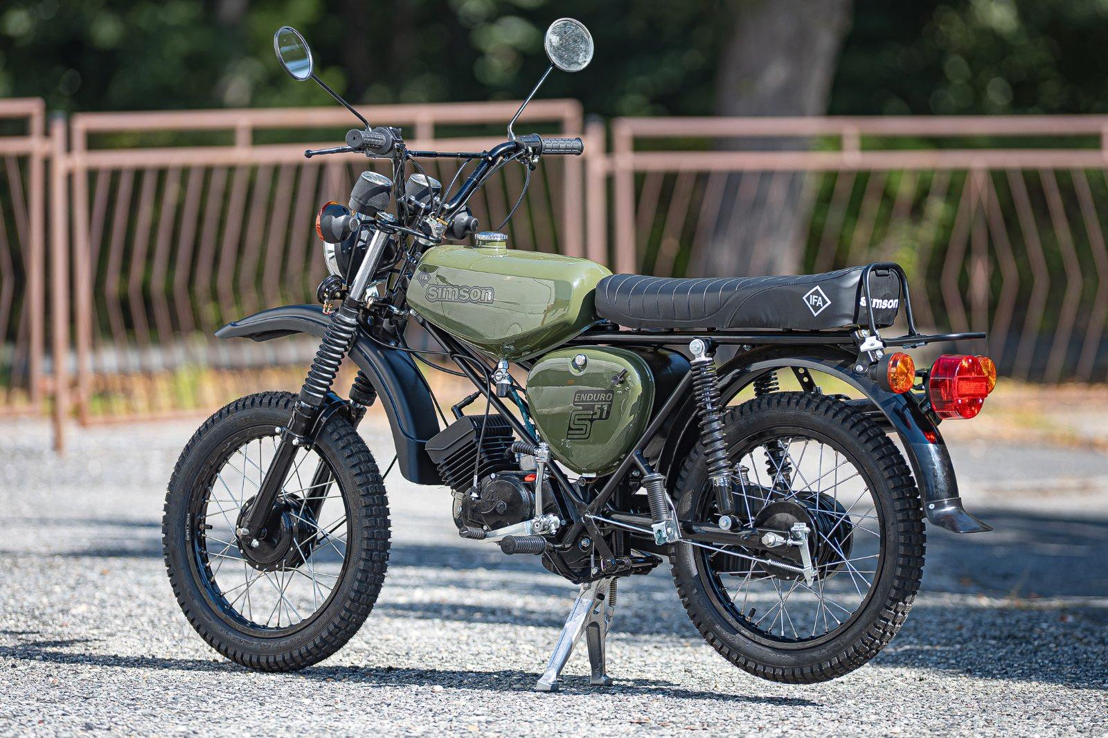 1988 SIMSON S51E DDR NEU VOLKSARMEEGRÜN PAPIERE VAPE DZM - Image 7