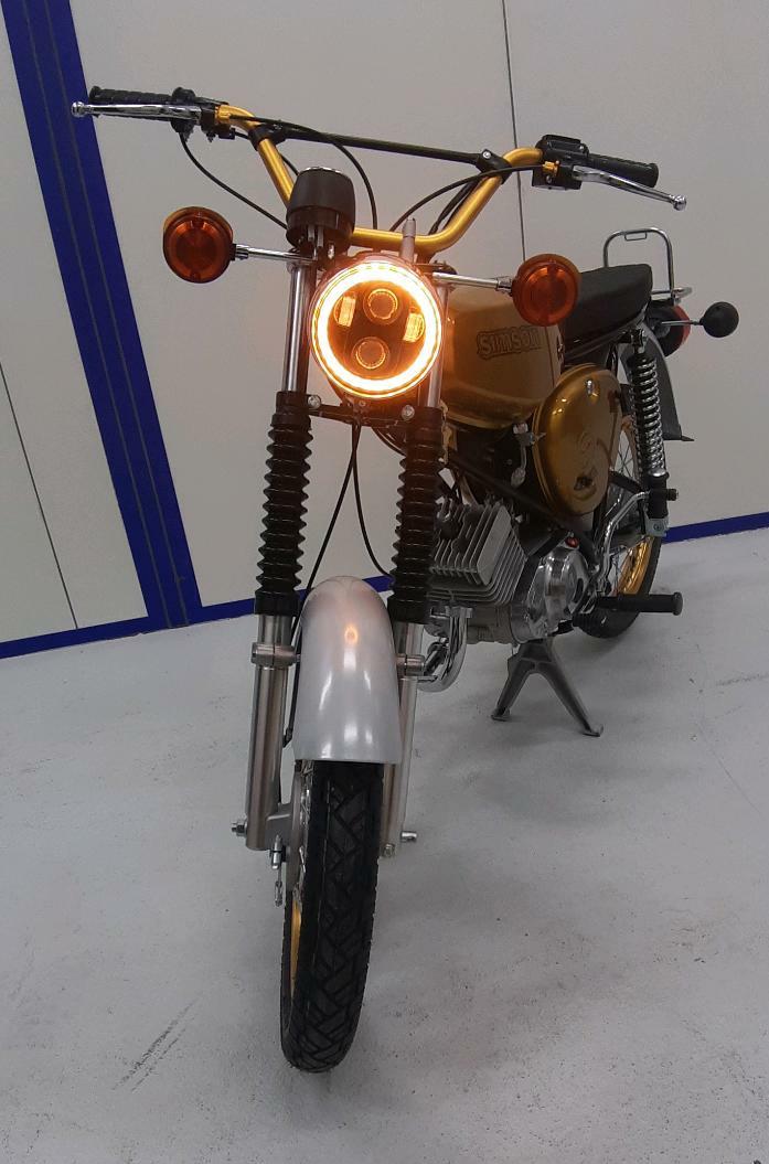 1989 Simson S51 4 Gang Candy Gold Edition - Image 2