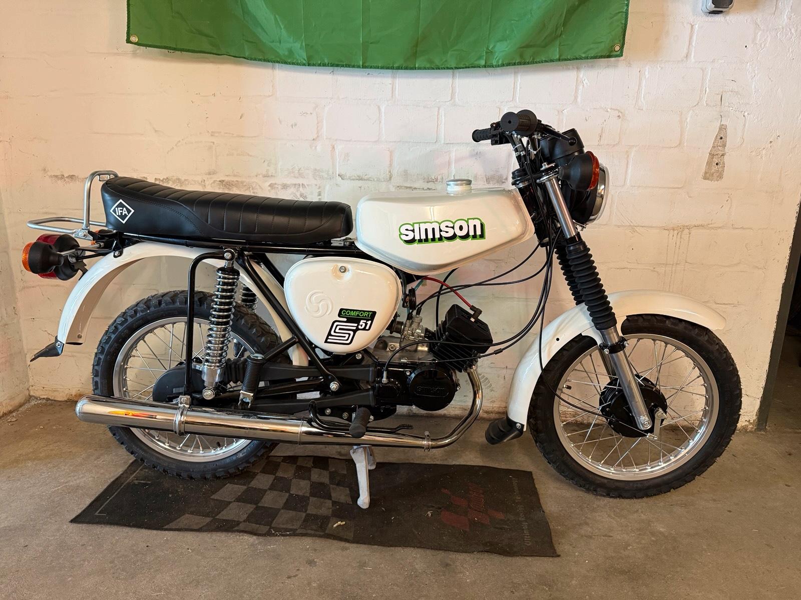 1986 Simson S51 Comfort 60kmh Zulassung - Image 4