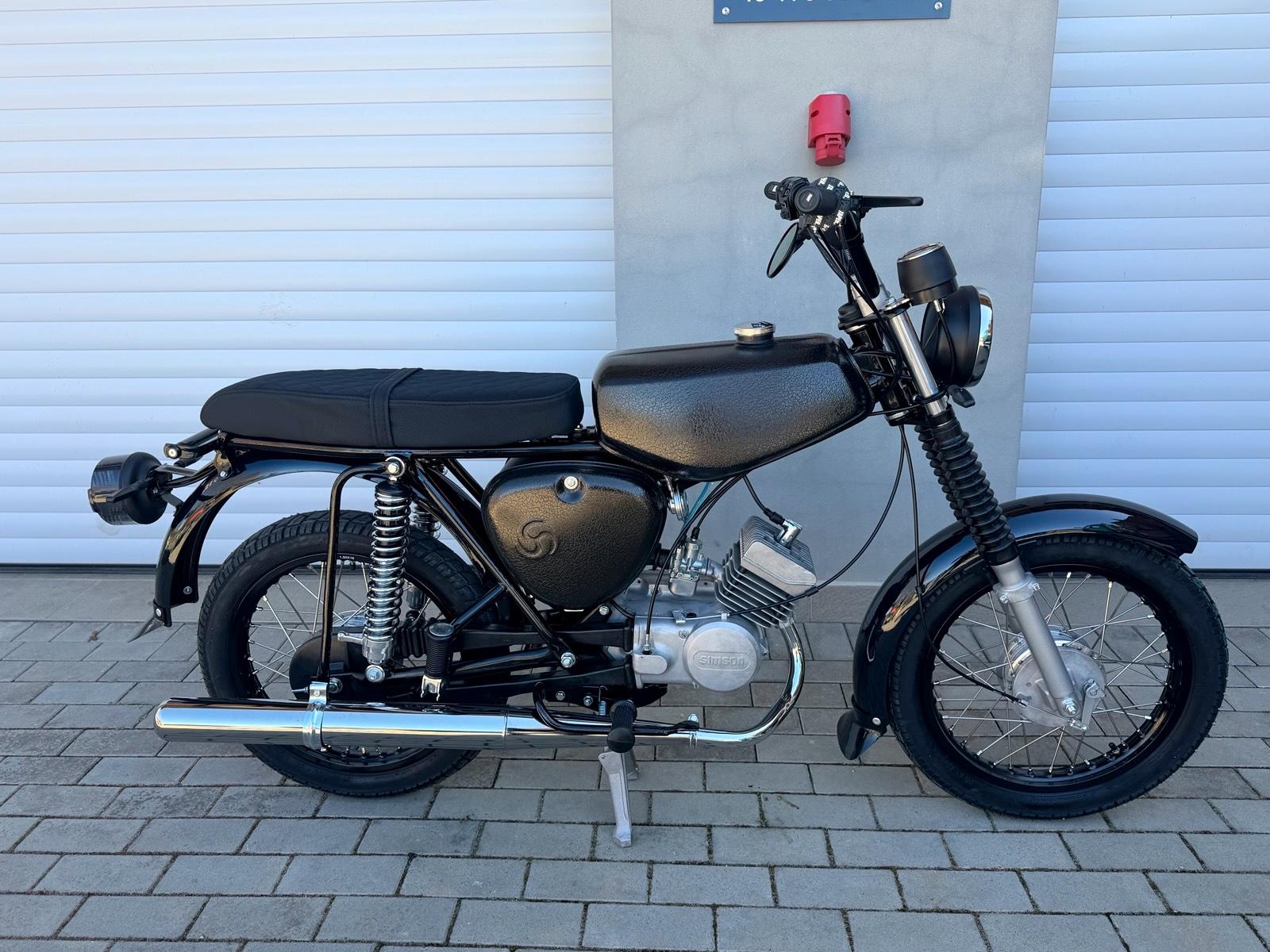 1987 Simson S51 Neuaufbau 4 Gang Vape Black Edition - Image 3