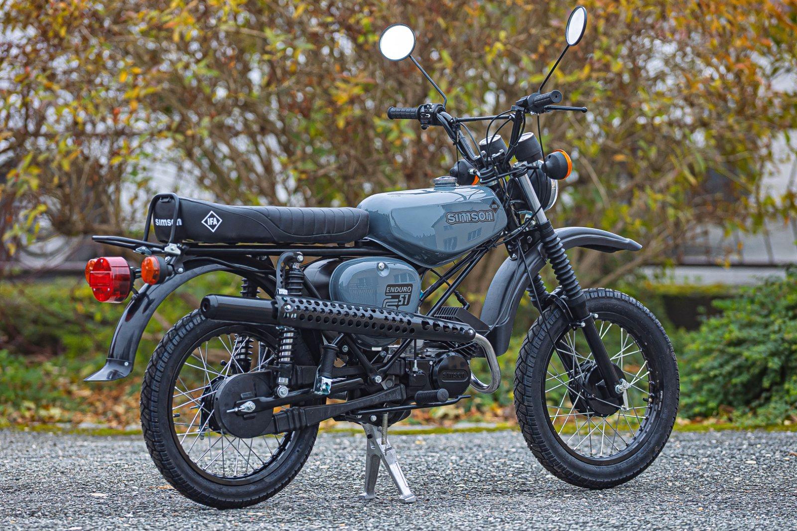 1988 SIMSON S51E NEU LUFTWAFFENGRAU PAPIERE DDR VAPE DZM - Image 6