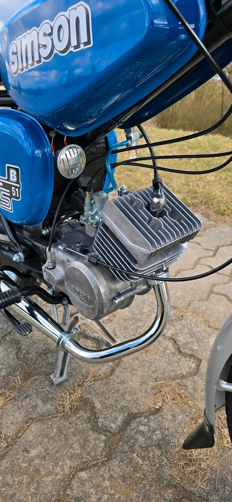 1983 Simson S51 Neuaufbau 4 Gang Vape Papiere - Image 3