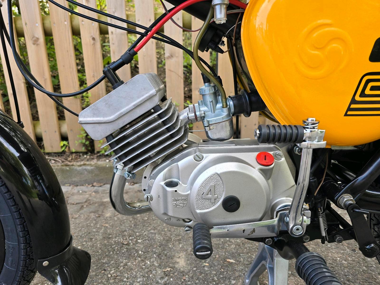 1981 Simson S51 KBA Papiere ZT Lenker LED Blinker Klarglasscheinwerfer - Image 8
