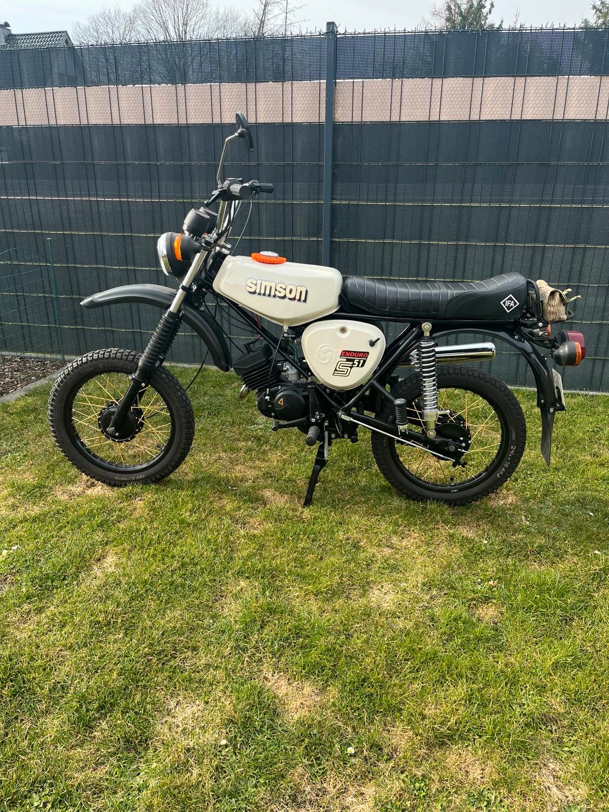 1988 Simson S51 Enduro 50ccm KBA Papiere 12V Vape Dzm - Image 3