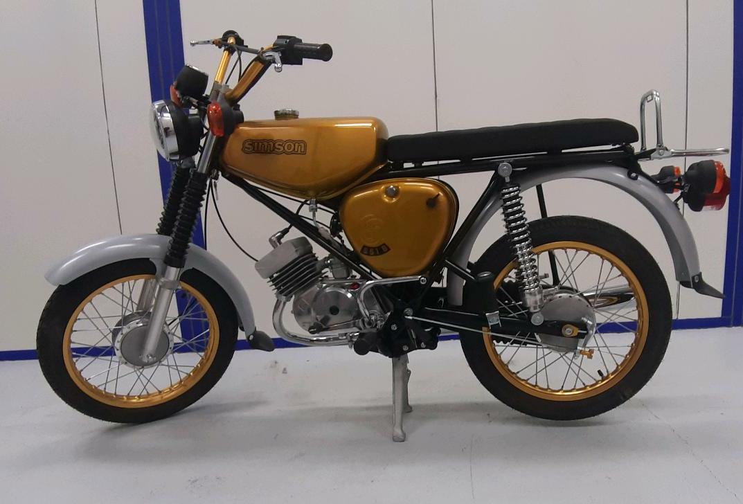 1989 Simson S51 4 Gang Candy Gold Edition