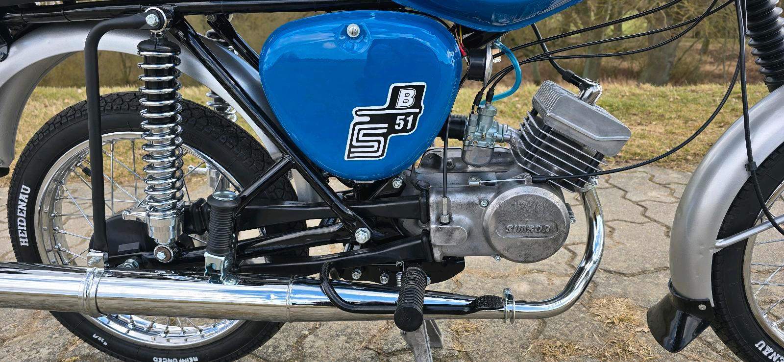 1983 Simson S51 Neuaufbau 4 Gang Vape Papiere - Image 12