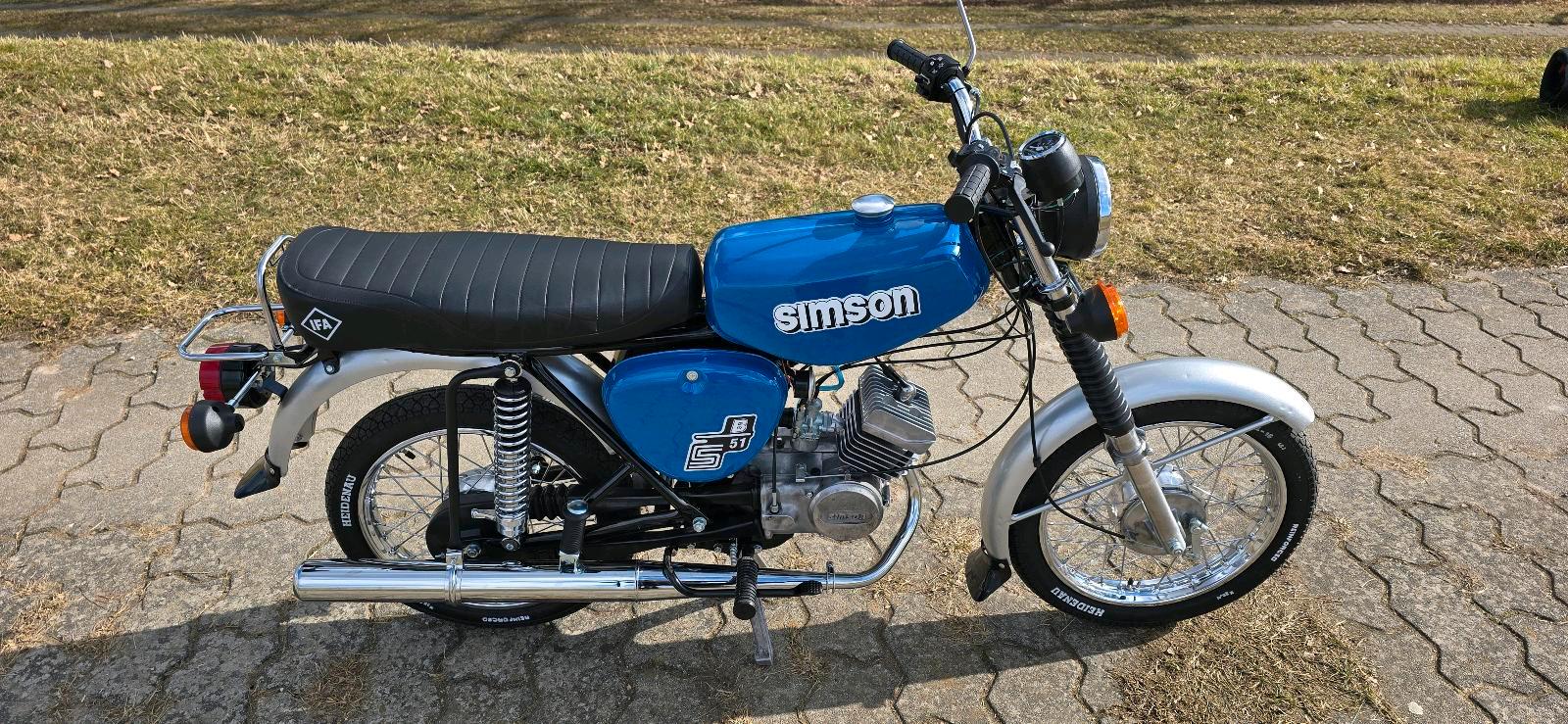 1983 Simson S51 Neuaufbau 4 Gang Vape Papiere - Image 13
