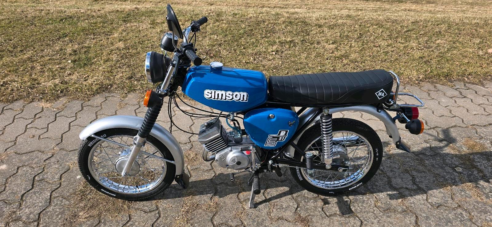 1983 Simson S51 Neuaufbau 4 Gang Vape Papiere - Image 14