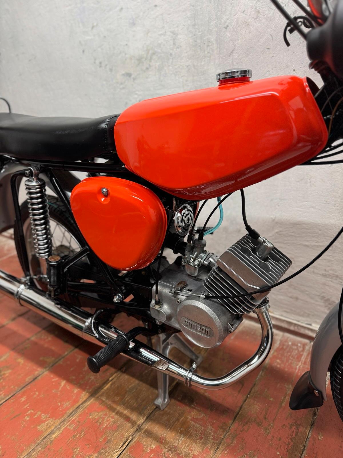 1987 Simson S51 4 Gang DDR 12V Vape KBA Papiere - Image 8