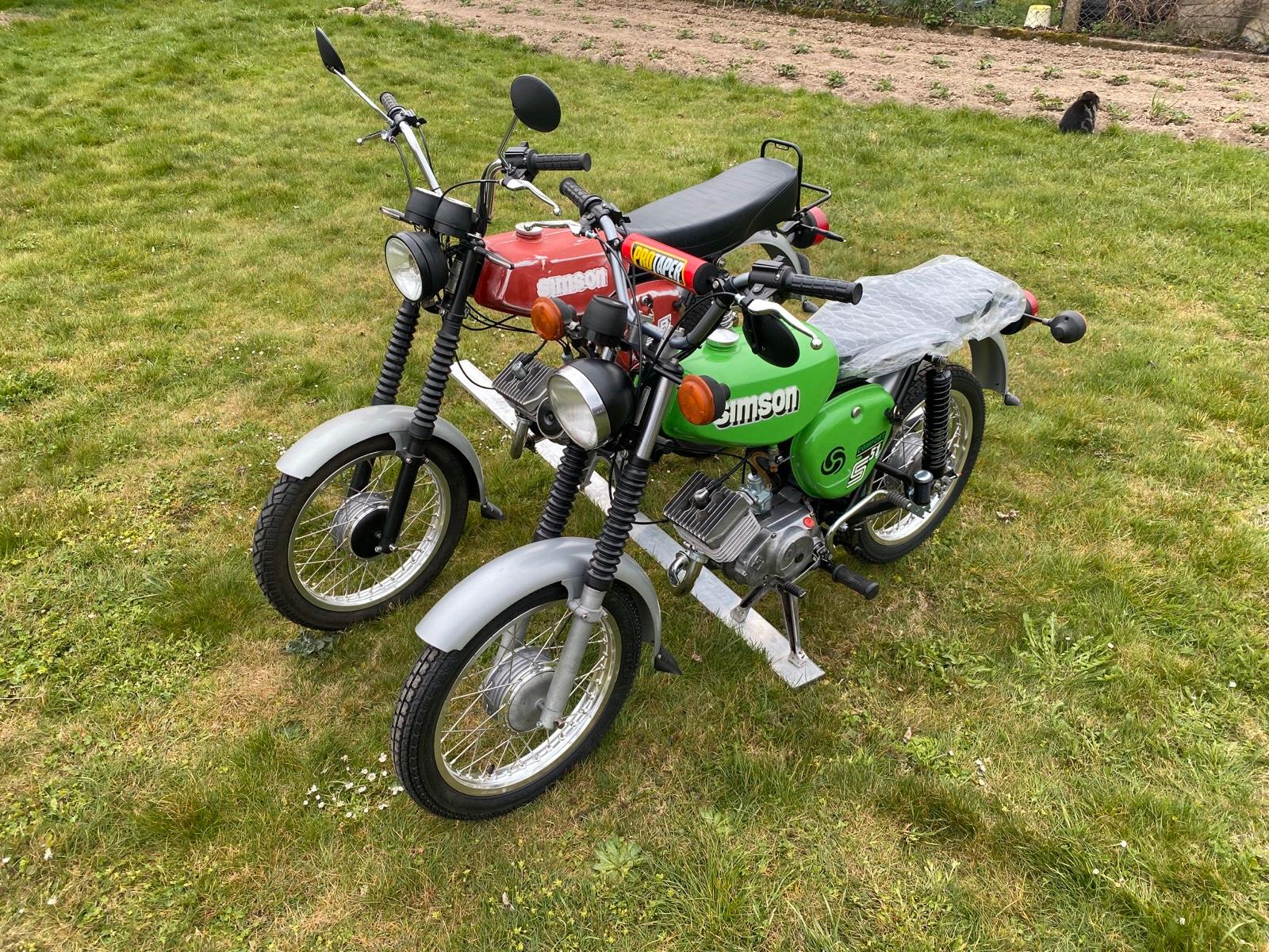 1989 Simson S51 KBA Papiere Neuaufbau - Image 2