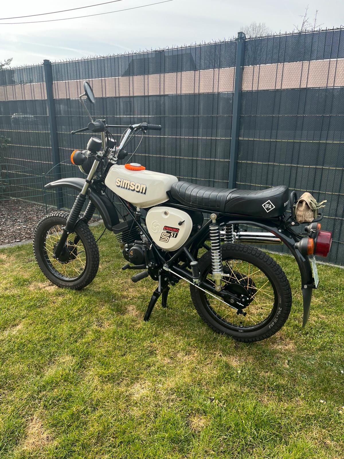 1988 Simson S51 Enduro 50ccm KBA Papiere 12V Vape Dzm - Image 4