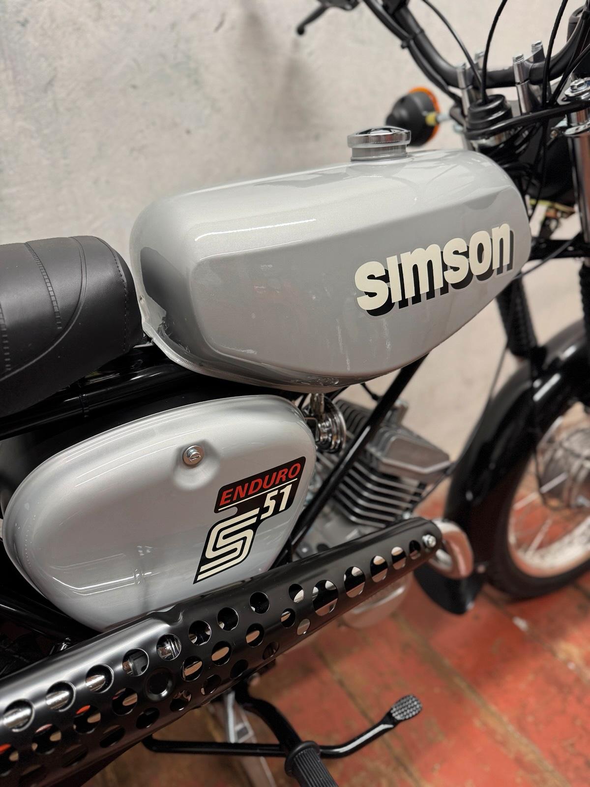 1989 Simson S51 Enduro 4 Gang Neuaufbau Papiere 12V Vape - Image 15