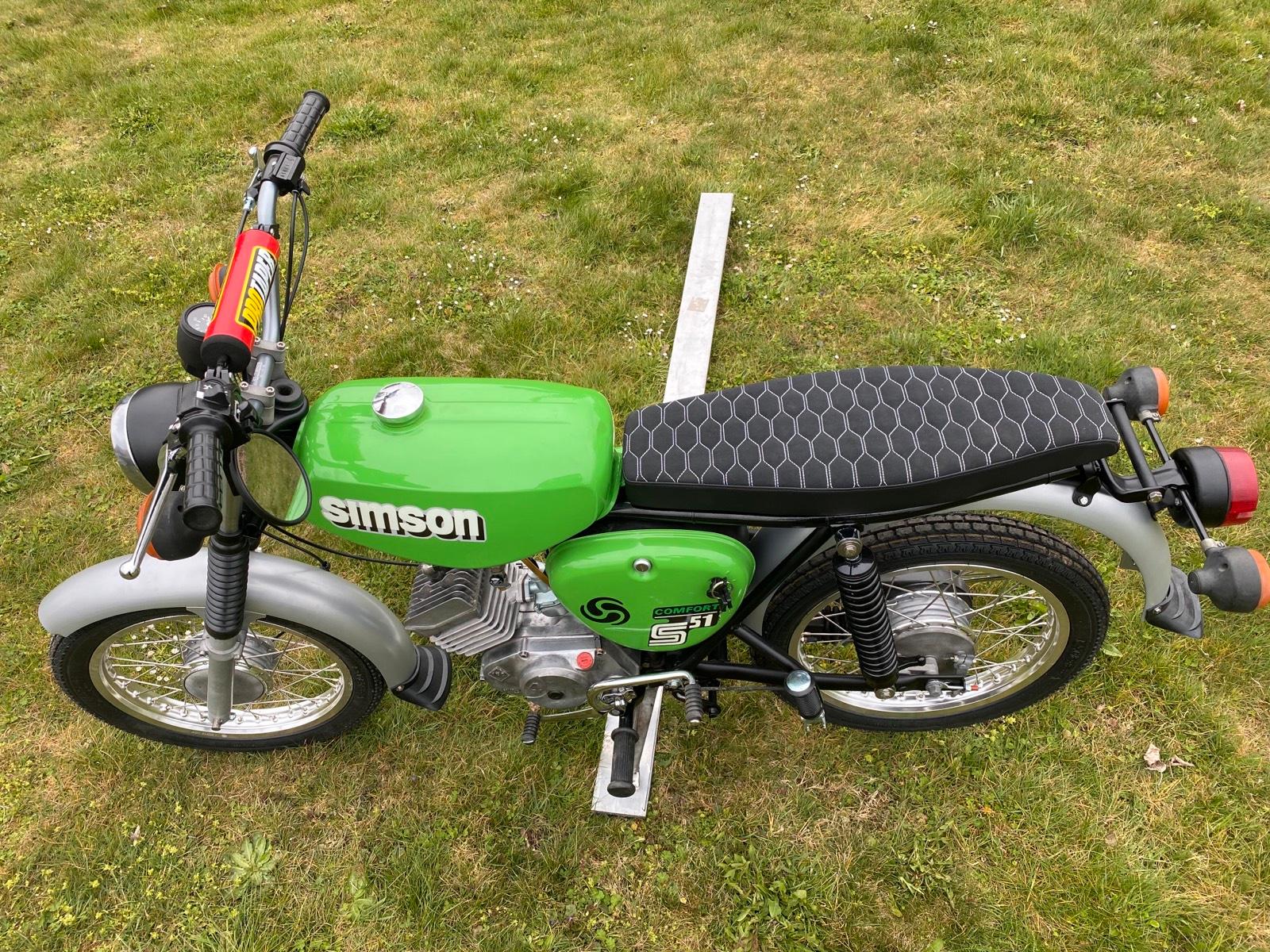 1989 Simson S51 KBA Papiere Neuaufbau - Image 3