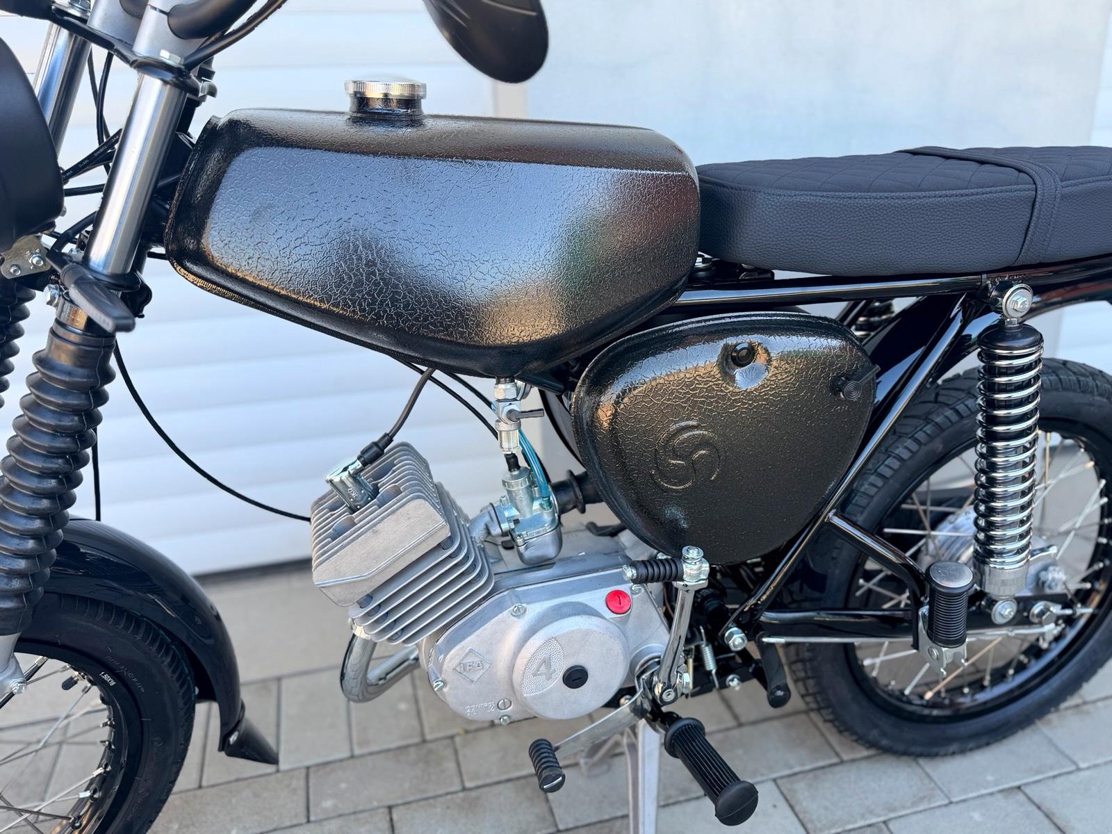 1987 Simson S51 Neuaufbau 4 Gang Vape Black Edition - Image 10