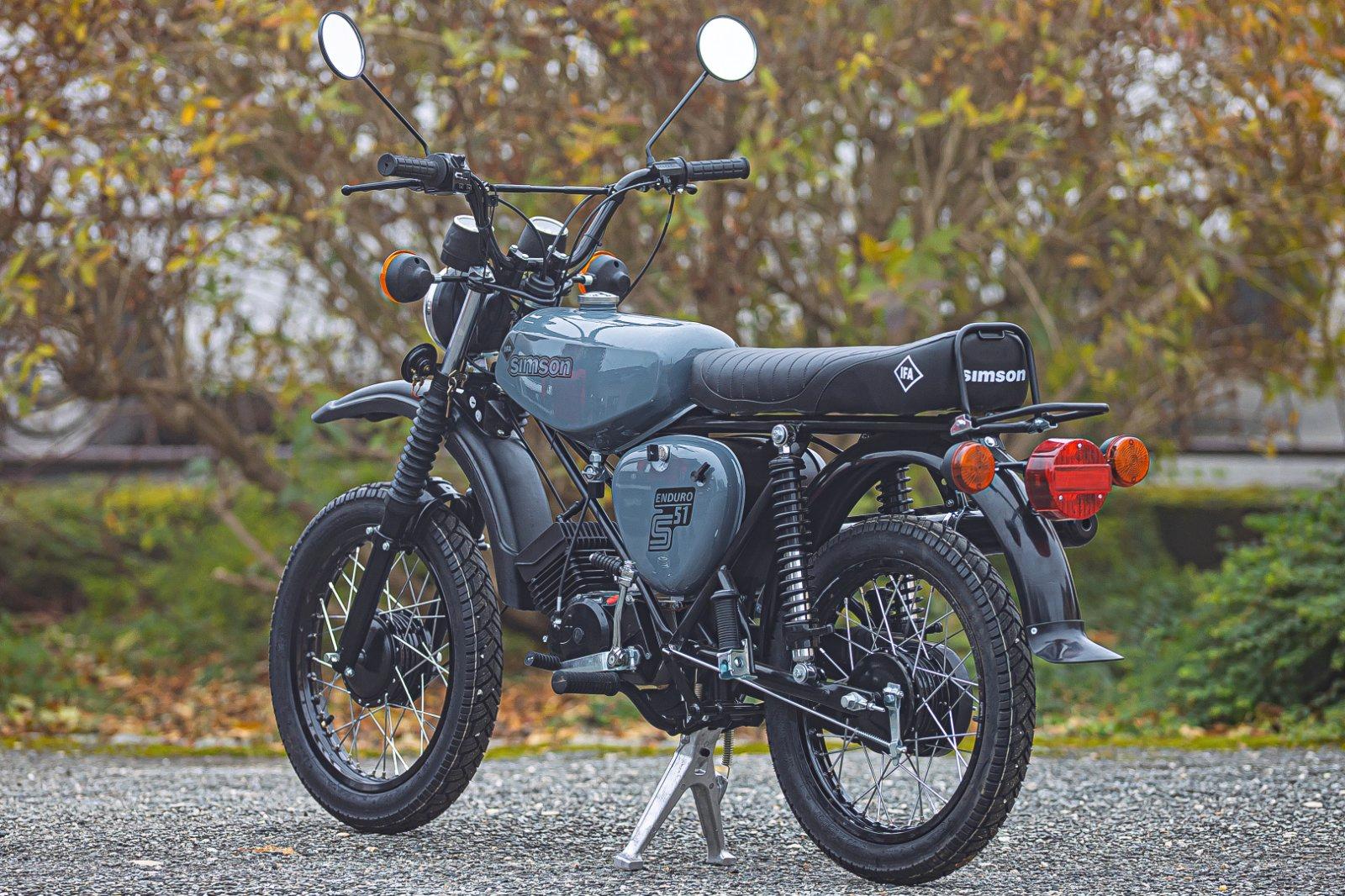 1988 SIMSON S51E NEU LUFTWAFFENGRAU PAPIERE DDR VAPE DZM - Image 18
