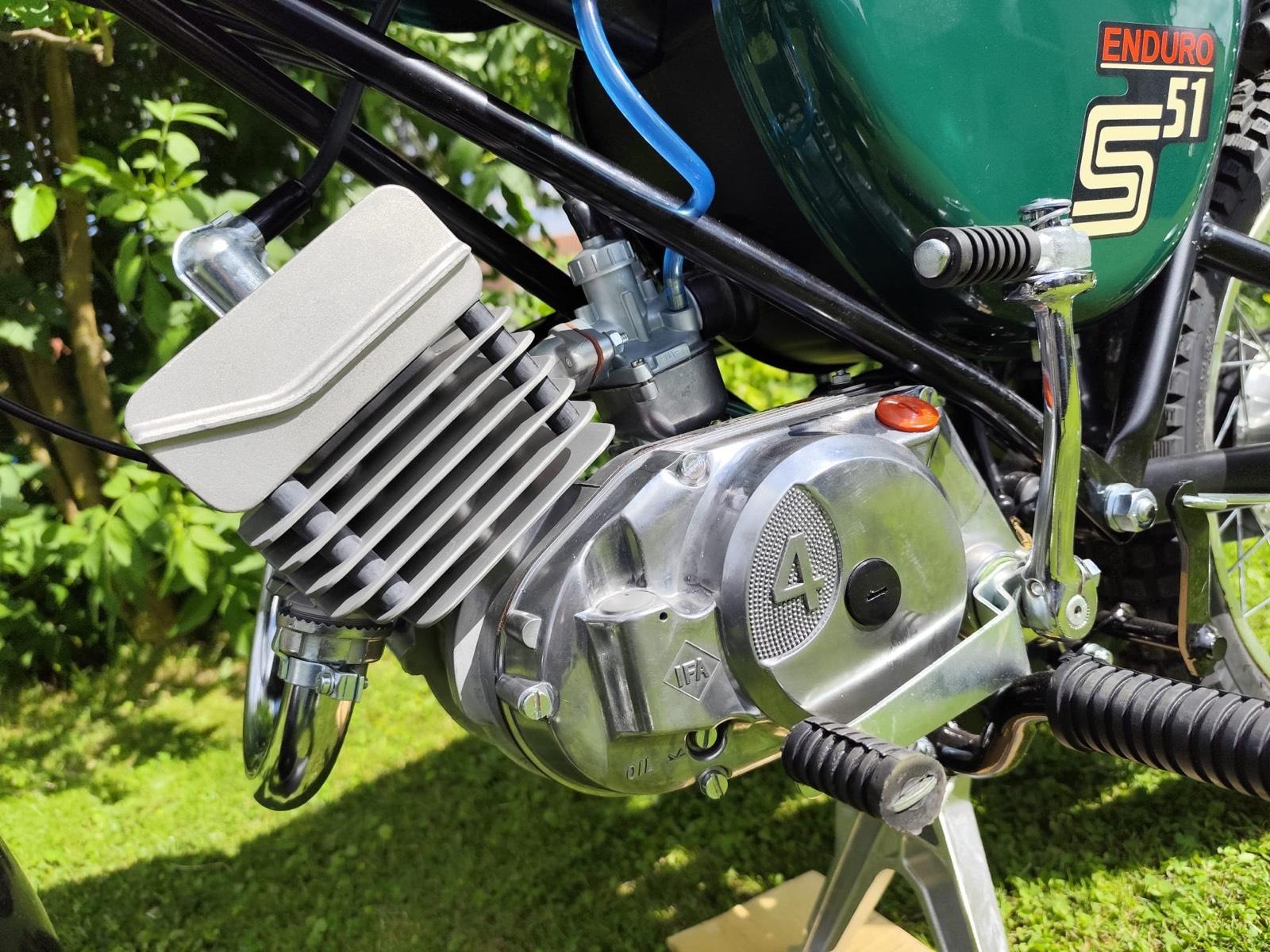 1985 Simson S51 Enduro Alles Neu, 60 km/h Papiere, Neuer Motor, Vape - Image 18