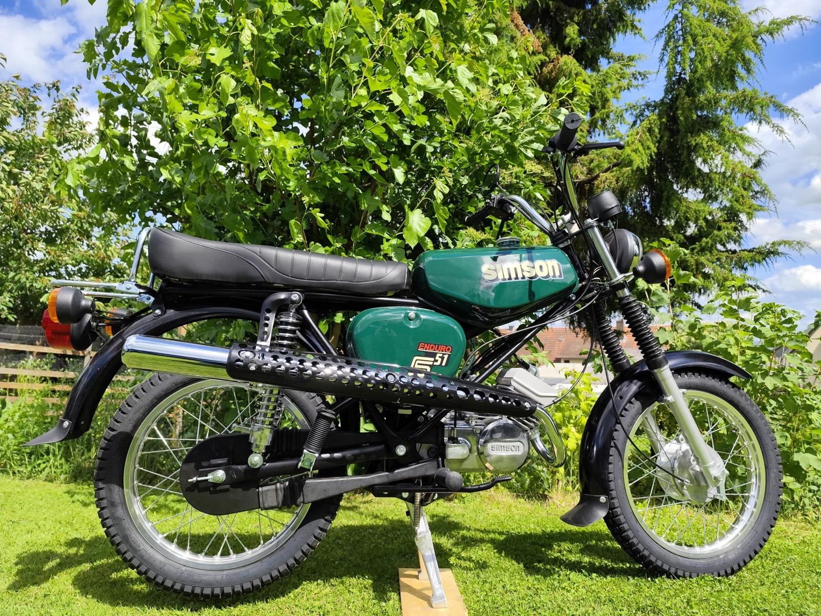 1985 Simson S51 Enduro Alles Neu, 60 km/h Papiere, Neuer Motor, Vape - Image 10