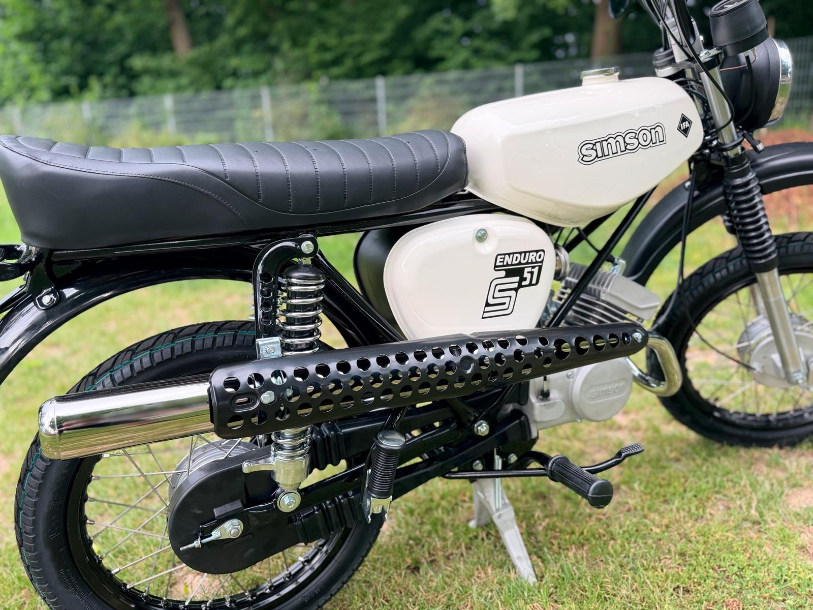 1989 Simson S51 Enduro Neuaufbau 4 Gang Vape „Style Edition“ - Image 6
