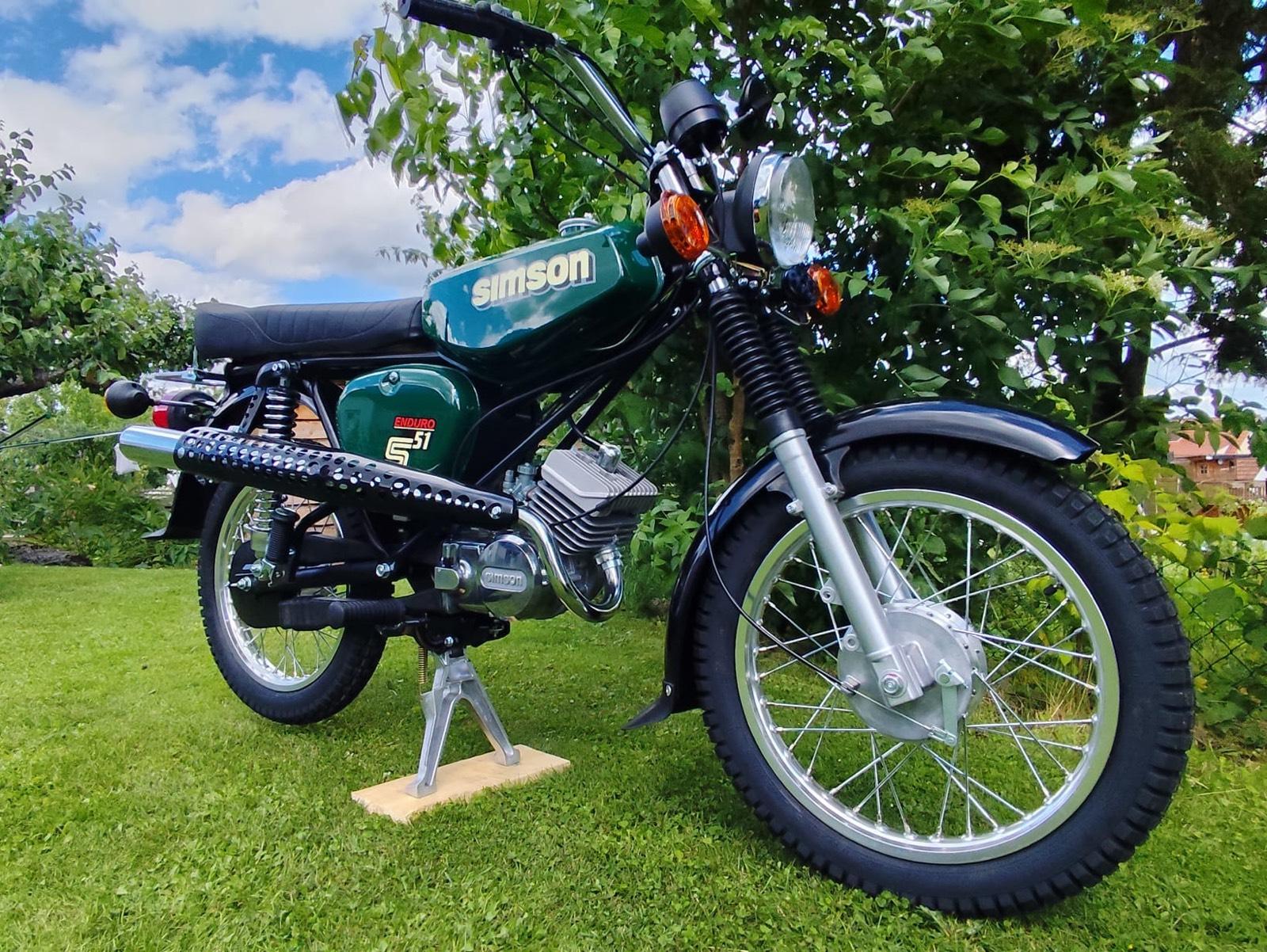 1985 Simson S51 Enduro Alles Neu, 60 km/h Papiere, Neuer Motor, Vape - Image 2