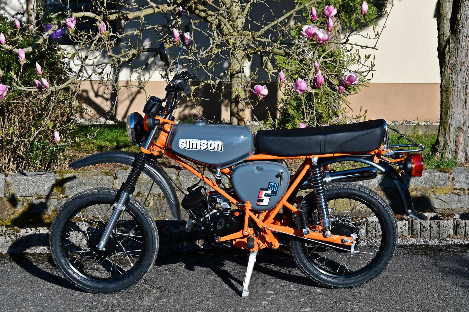 1986 Simson S 51 E Enduro, Neu Aufgebaut, 12 Volt VAPE Zündung - Image 4