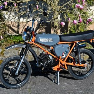 1986 Simson S 51 E Enduro, Neu Aufgebaut, 12 Volt VAPE Zündung