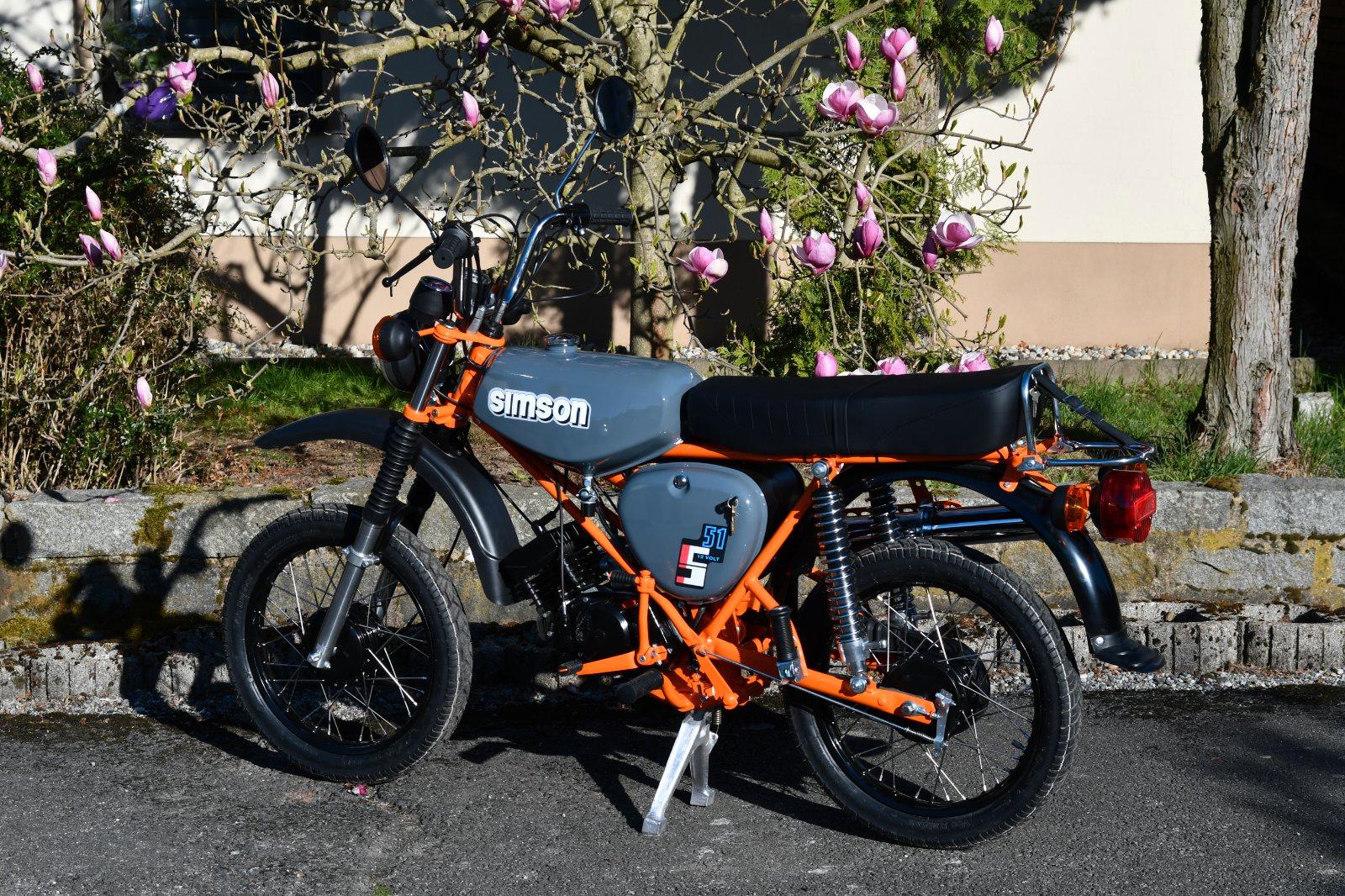 1986 Simson S 51 E Enduro, Neu Aufgebaut, 12 Volt VAPE Zündung - Image 5