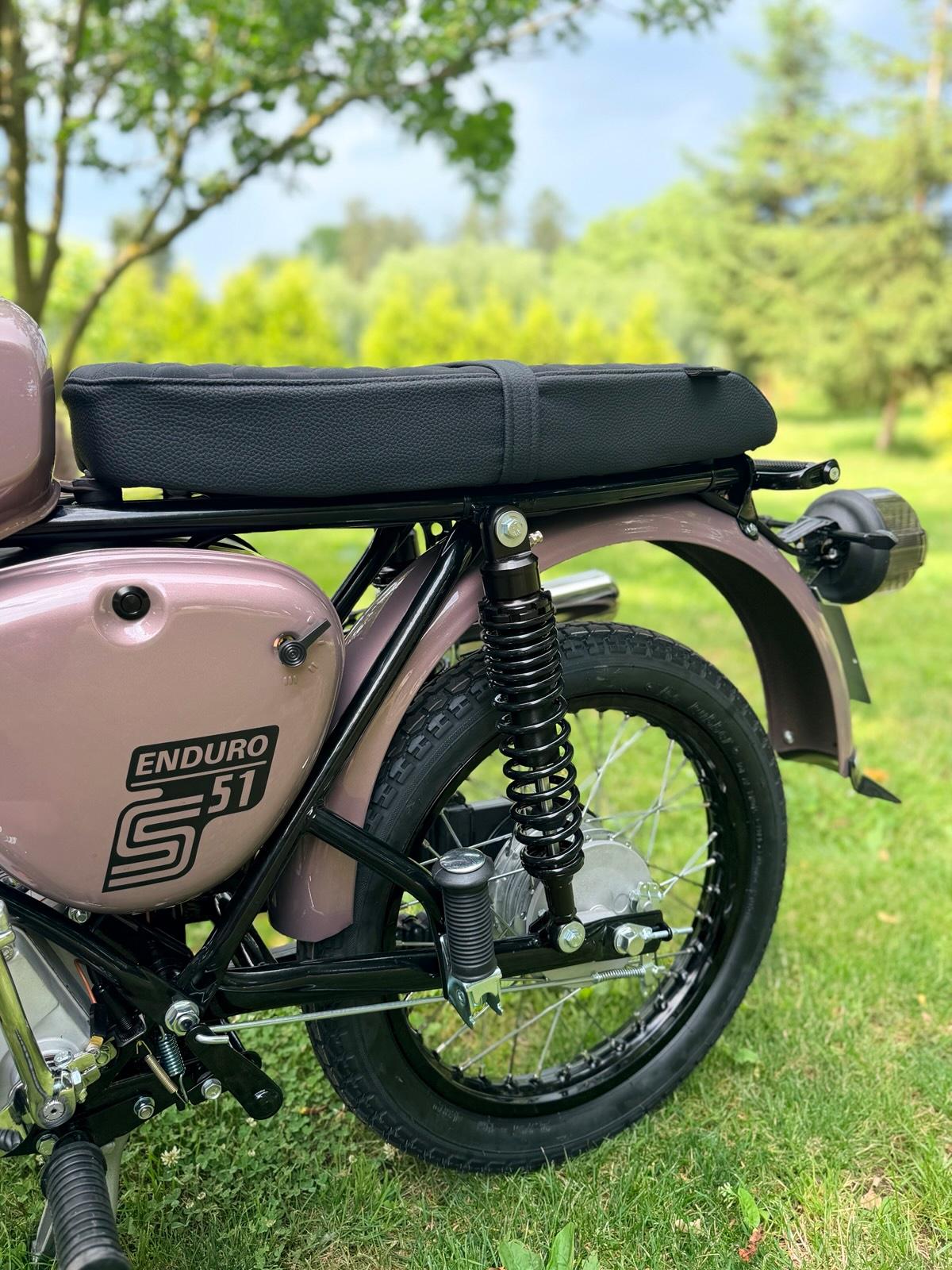 1989 Simson S51 Enduro Neuaufbau 4 Gang Vape KBA „Frozen Berry“ - Image 5