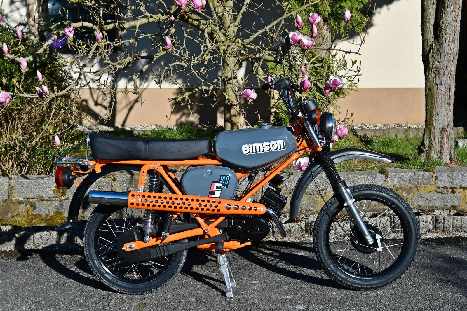 1986 Simson S 51 E Enduro, Neu Aufgebaut, 12 Volt VAPE Zündung - Image 9