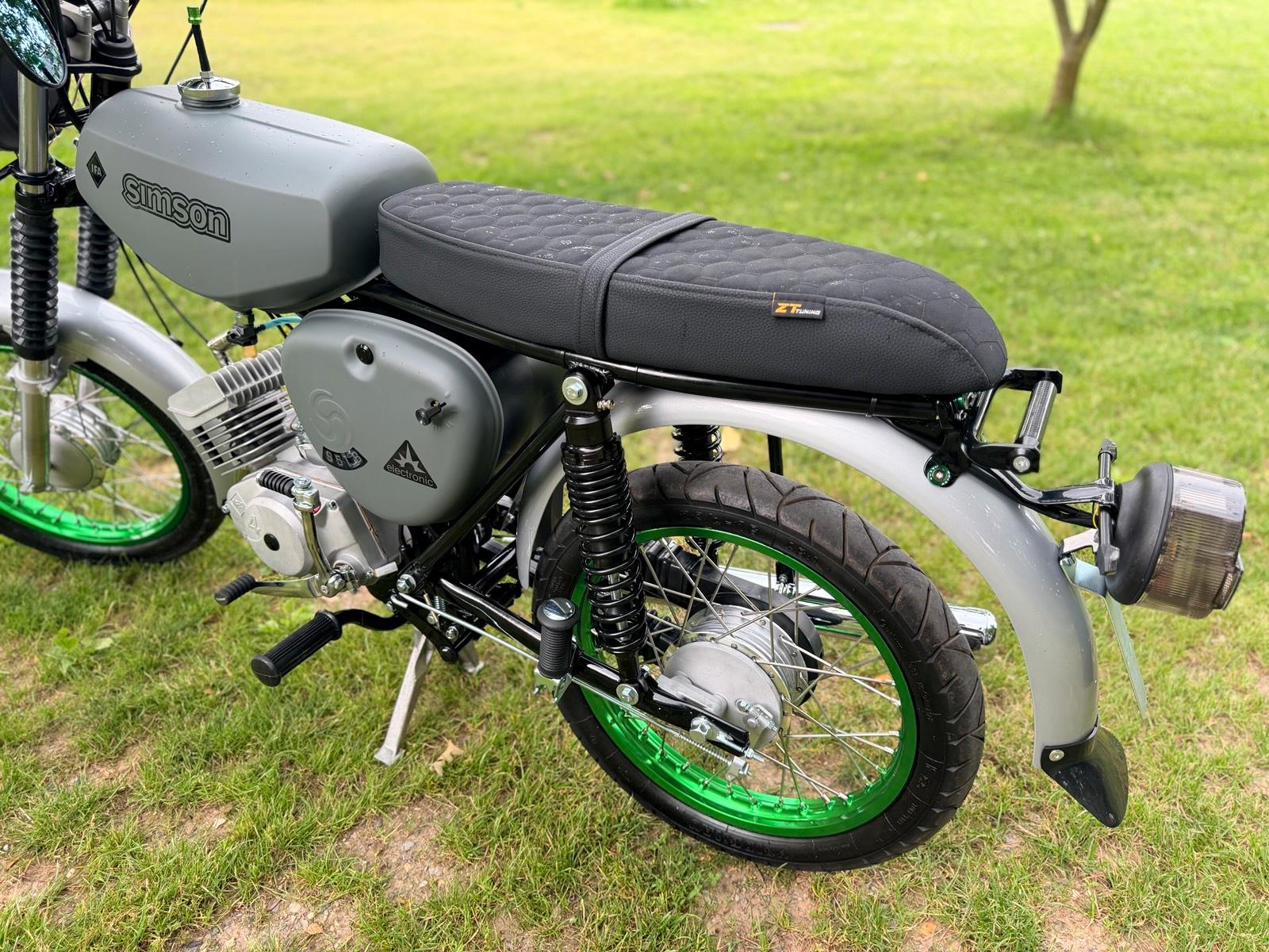 1989 Simson S51 Neuaufbau 4 Gang Vape DDR Papiere „Green Edition“ - Image 2