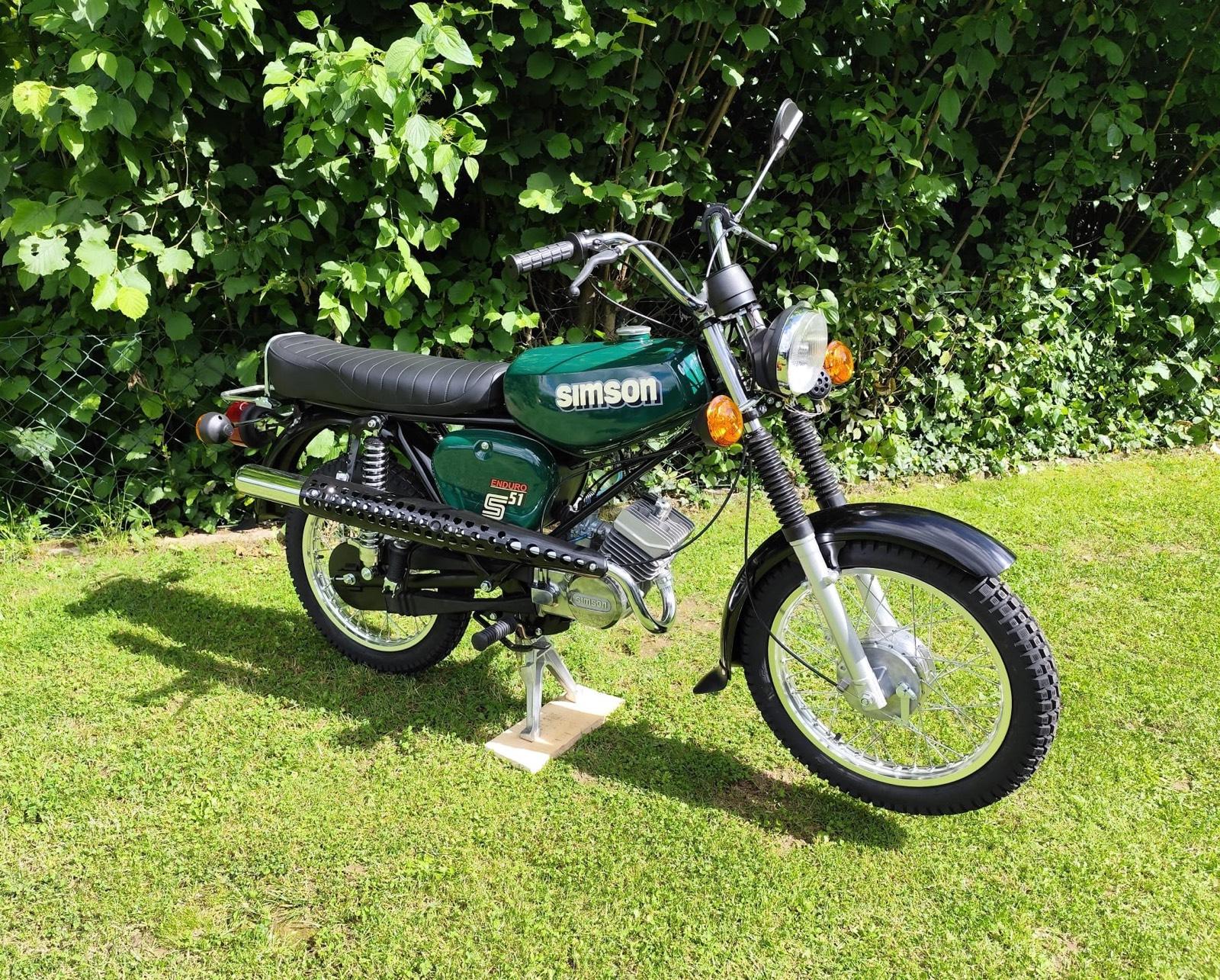 1985 Simson S51 Enduro Alles Neu, 60 km/h Papiere, Neuer Motor, Vape