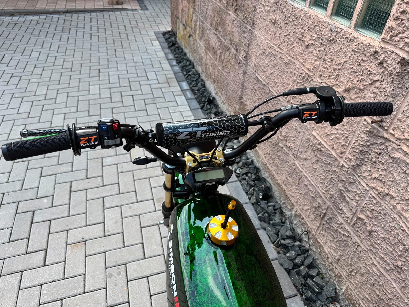 1983 Simson S51 Custom Umbau Grün Gold - Image 6