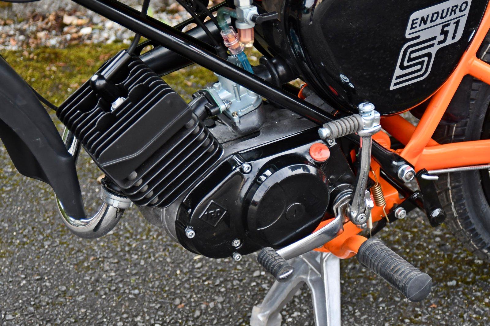 1989 Simson S 51 E Enduro mit Papiere 12 Volt VAPE Zündung - Image 2