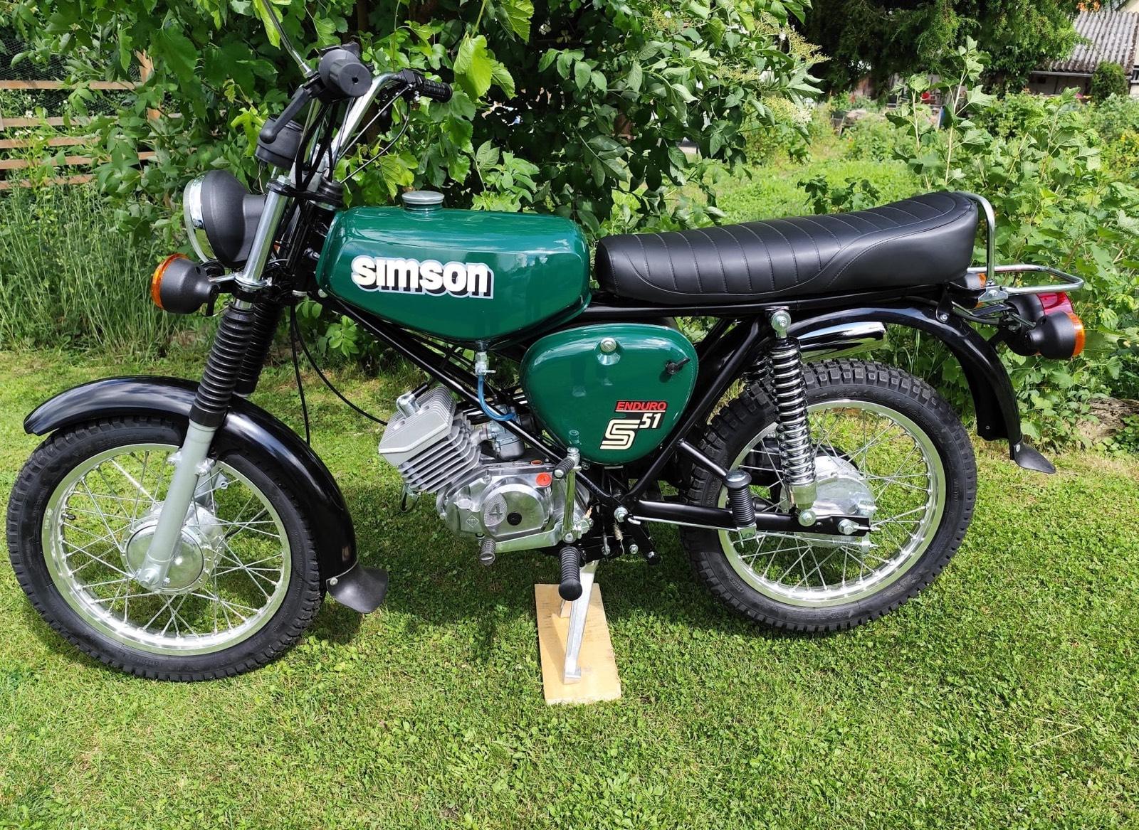1985 Simson S51 Enduro Alles Neu, 60 km/h Papiere, Neuer Motor, Vape - Image 14