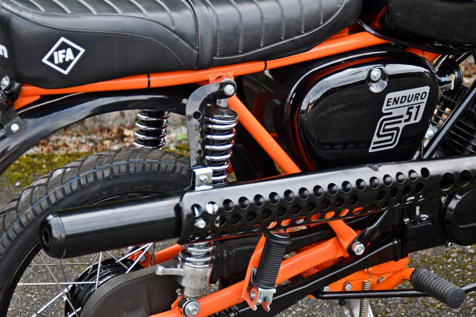 1989 Simson S 51 E Enduro mit Papiere 12 Volt VAPE Zündung - Image 4