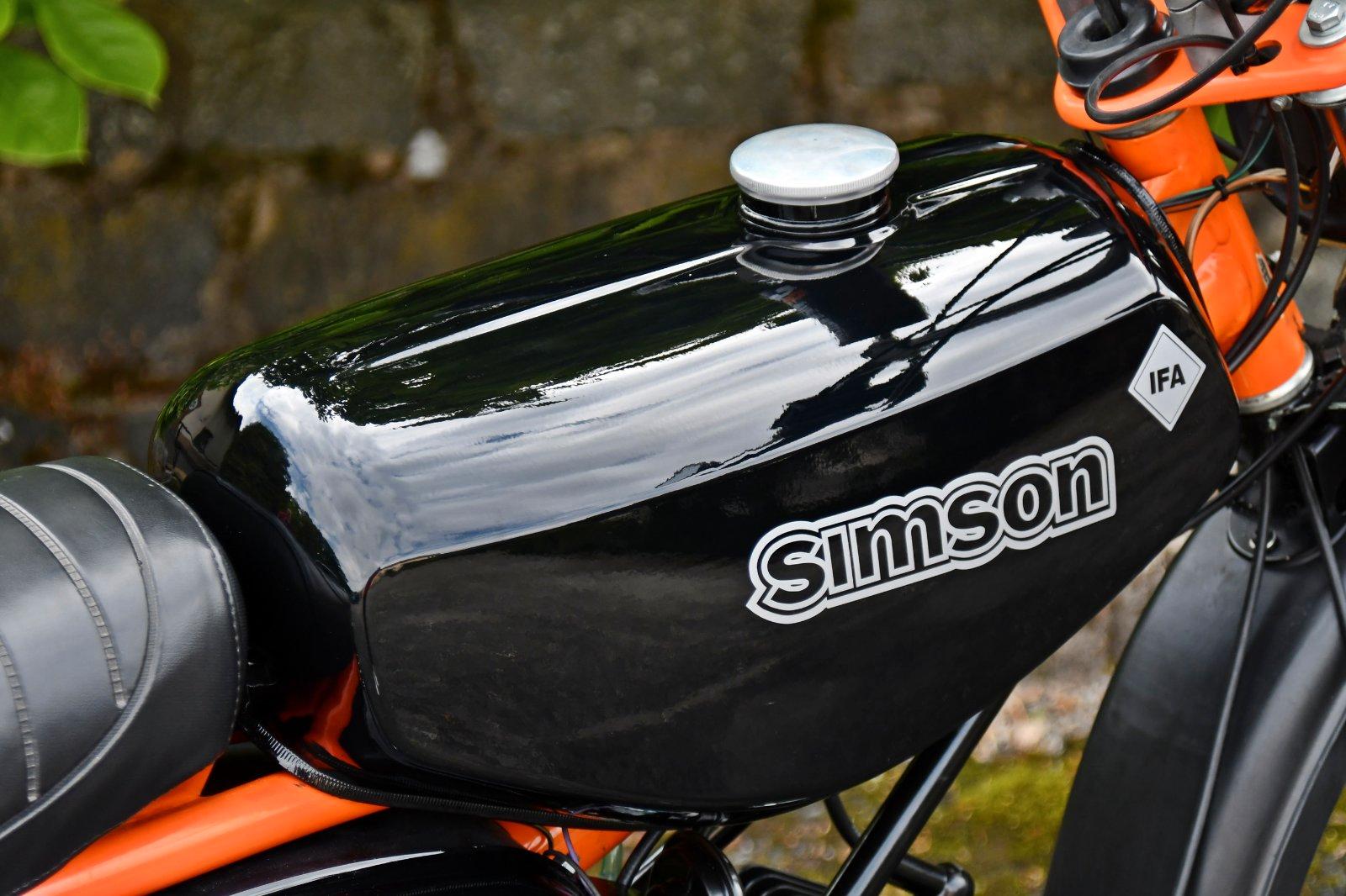 1989 Simson S 51 E Enduro mit Papiere 12 Volt VAPE Zündung - Image 5