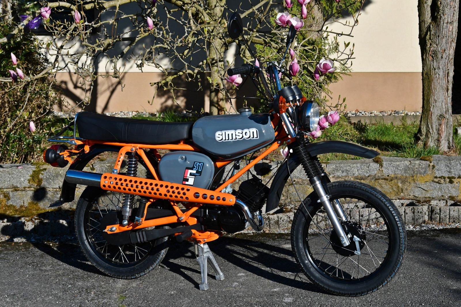 1986 Simson S 51 E Enduro, Neu Aufgebaut, 12 Volt VAPE Zündung - Image 13
